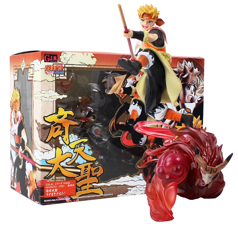 GEM Naruto Shippuden Seiten Taisei Uzumaki Наруто с милой кьюби Курама фигурка ПВХ Коллекционная модель игрушки