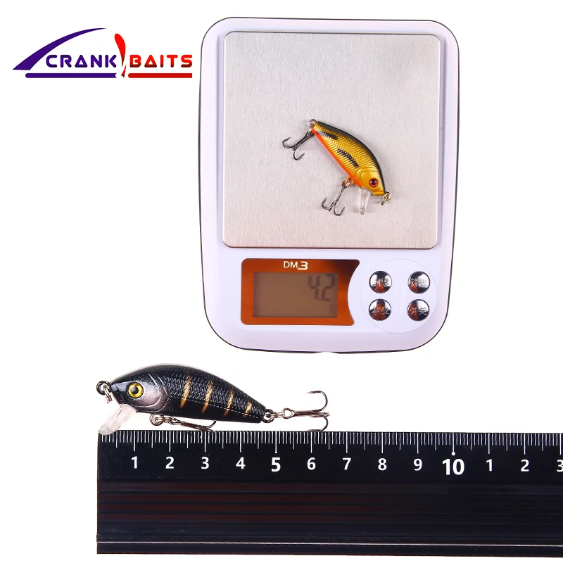 Кривошип приманки черные Гольян рыболовные жесткие minnow 3 7 г/5 см isca искусственный