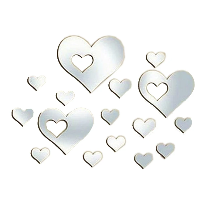 Практичная Съемная DIY 3D акриловая Современная Зеркальная Наклейка Настенная