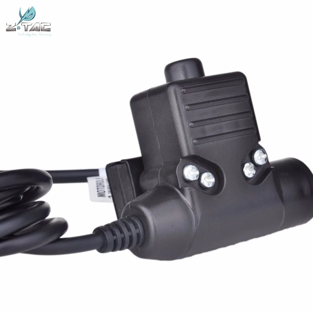 

Z-Tac Tactical Shooting Headphones Comtac II Noise Canceling U94 Midland PTT Tactical Headset For Walkie-talkie Softair Z041