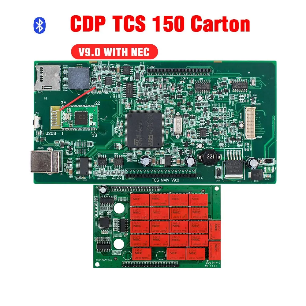Multidiag pro Двойной для зеленой печатной платы инструмент CDP TCS PRO Bluetooth. r3 keygen программное обеспечение горячий автомобильный диагностический инструмент 10 шт./лот DHL бесплатно - Цвет: TCS 150 5