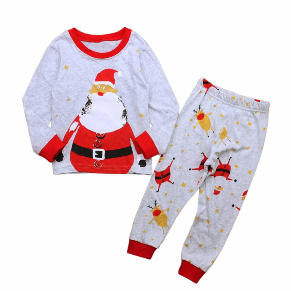 Весенне-осенний Рождественский костюм детская одежда для мальчиков и девочек
