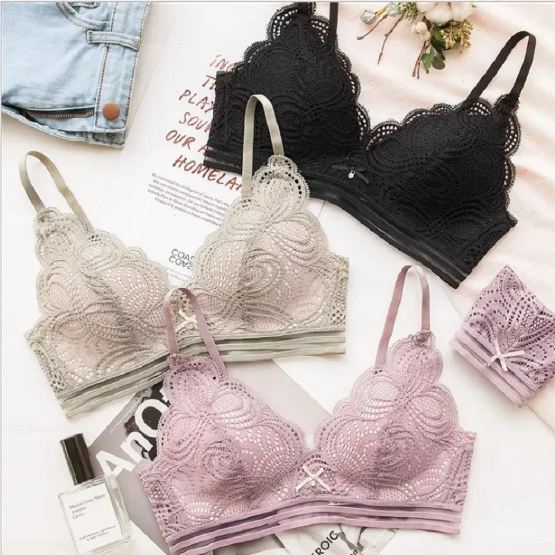 2019 Новый Модный женский бюстгальтер пикантные тесемки бюстгалтеры без проволоки