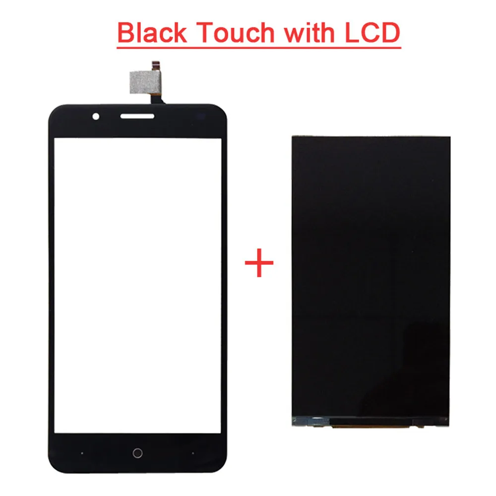 Black Touch with Lcd Протестирован для UleFone Tiger ЖК-дисплей с сенсорным экраном дигитайзер для UleFone Tiger ЖК-стекло Сенсорная панель запасные части - Цвет: Black Touch with Lcd