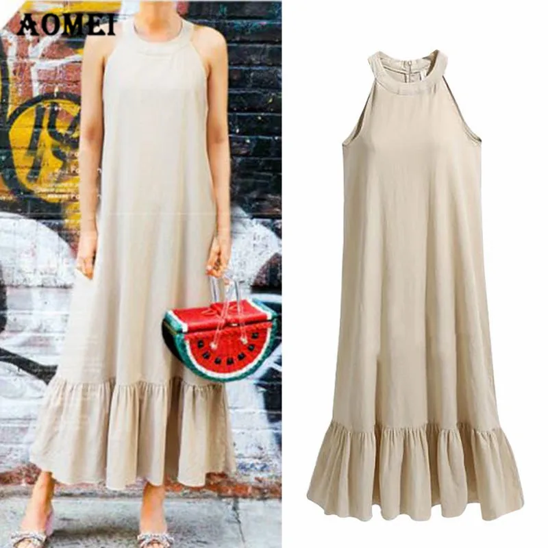 Летнее платье для женщин повседневное длинное макси девочек женский сарафан