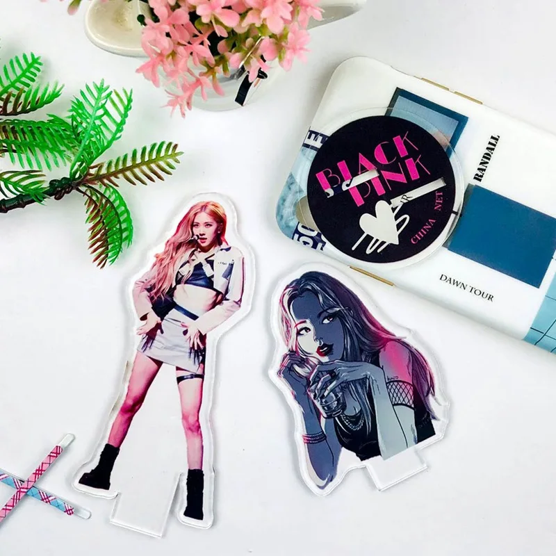 Kpop Kill This Love BLACKPINK акриловая Статуэтка-подставка, стоящий стол, Декор, Канцелярский набор