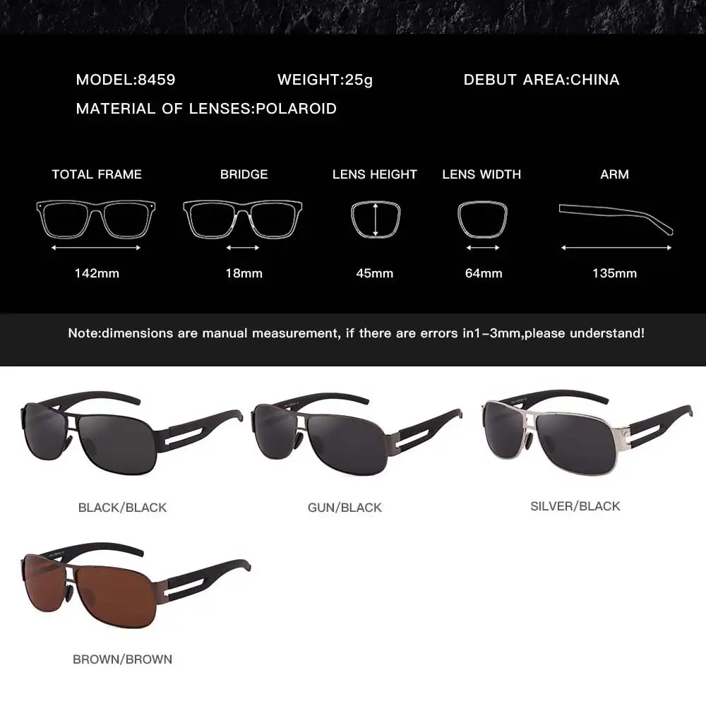 Брендовые мужские солнцезащитные очки RAYDEM поляризационные oculos de sol masculino