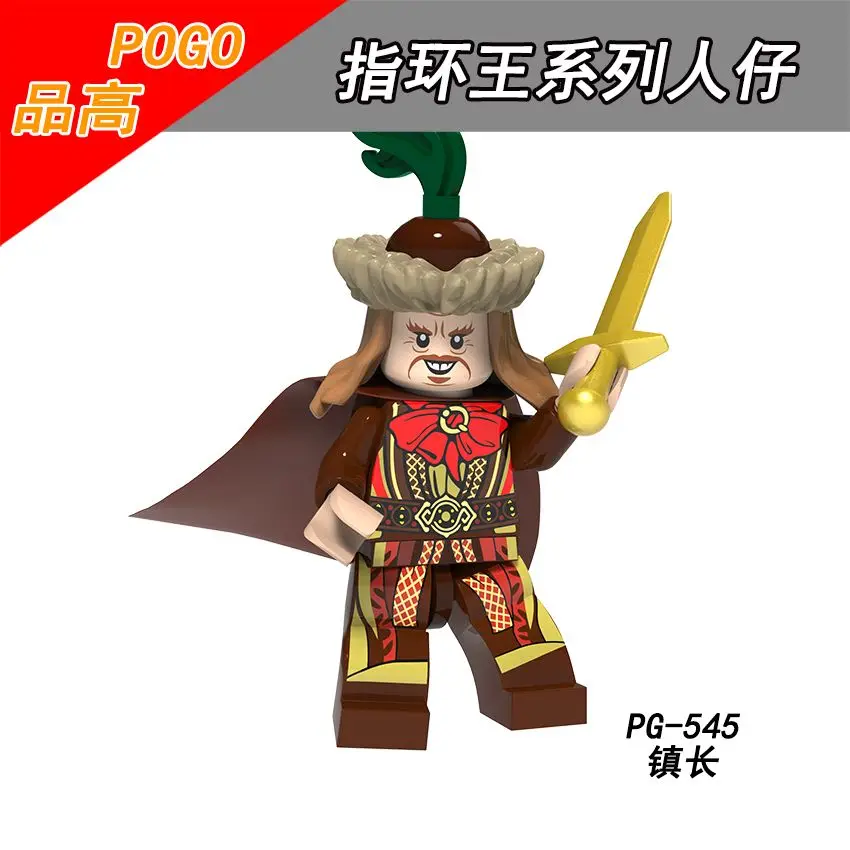 PG545 Одиночная PG8183 Хоббит Властелин колец Dain Ironfoot Kili Fili Oin Gloin Dori Goblin orc Детские сборные блоки - Цвет: PG545