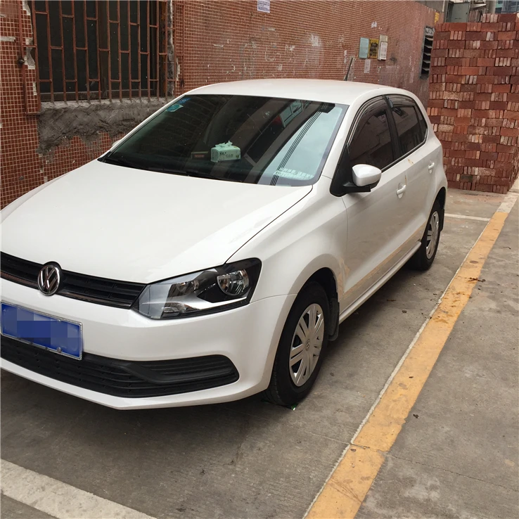 Пластиковый козырек для окон Polo отверстия защита от солнца и дождя Volkswagen