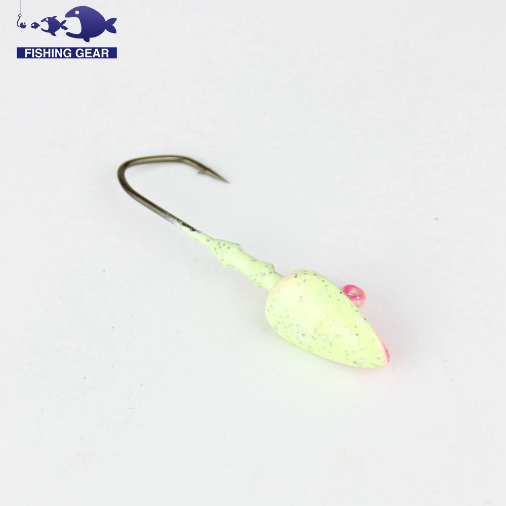14g fishing lead jig head hook 3pcs sea bass ice carp hooks triangle bait leurre peche pesca | Спорт и развлечения