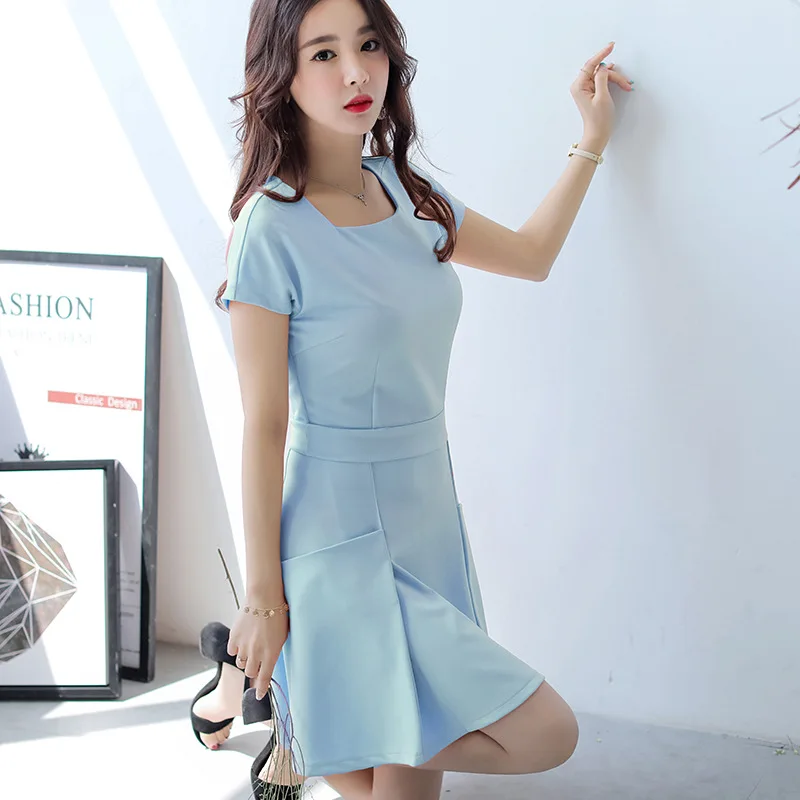 Платье женское черное с коротким рукавом | Женская одежда