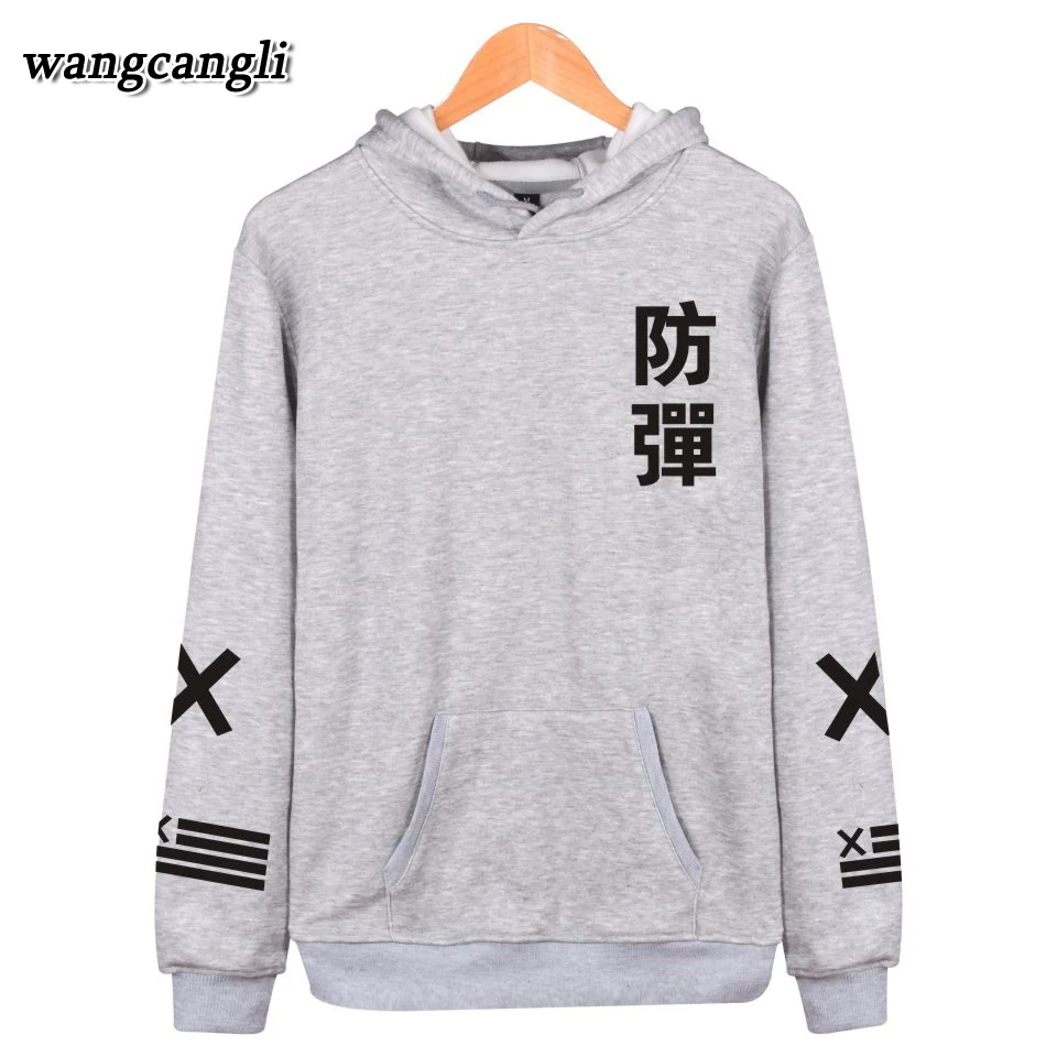 БЦ Для женщин Толстовки Толстовка Осенняя мода K поп женский пальто с капюшоном