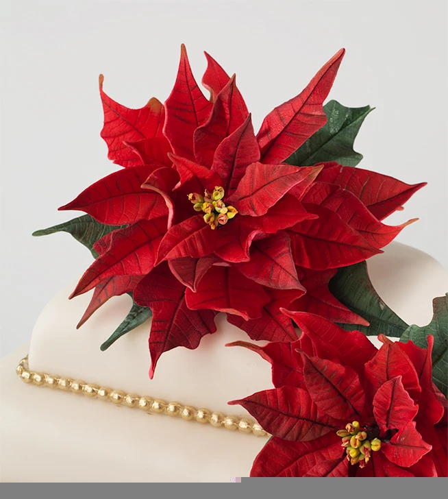 Yueyue Sugarcraft Рождественские цветы из нержавеющей стали резак для помадки тортов