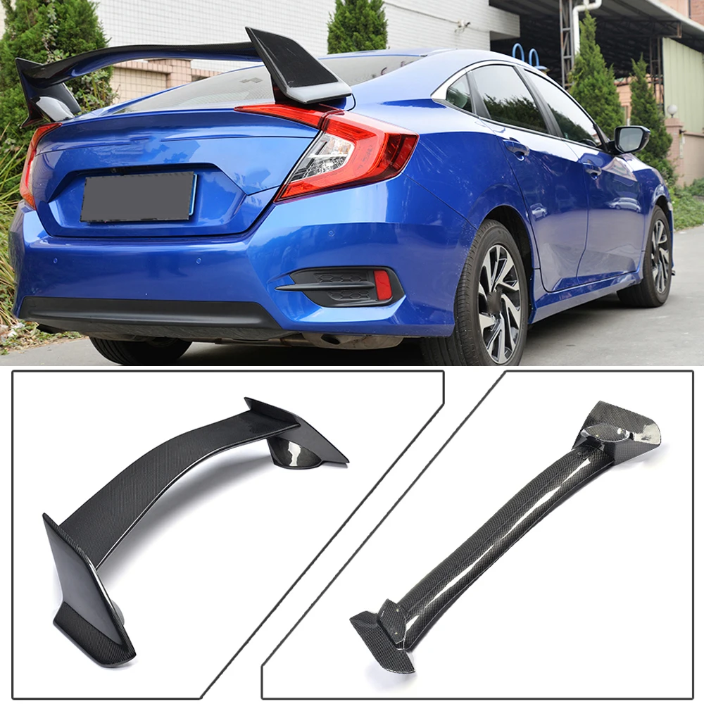 Задний спойлер для багажника из углеродного волокна/АБС Honda Civic 10 украшение в виде