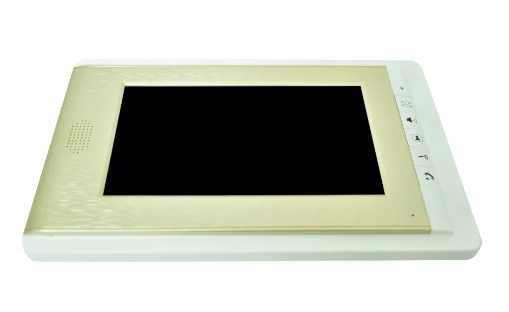 Роскошный Золотой видеодомофон с монитором 7 дюймов дверной система дверного