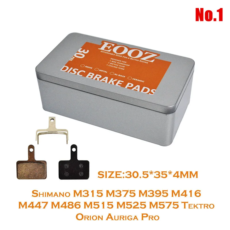 1 B01S 30PRS MTB велосипедная колодка для гидравлического тормоза для shimano sram avid magura formula hayes zoom. Специально для любителей велоспорта EOOZ - Цвет: 1 B01S