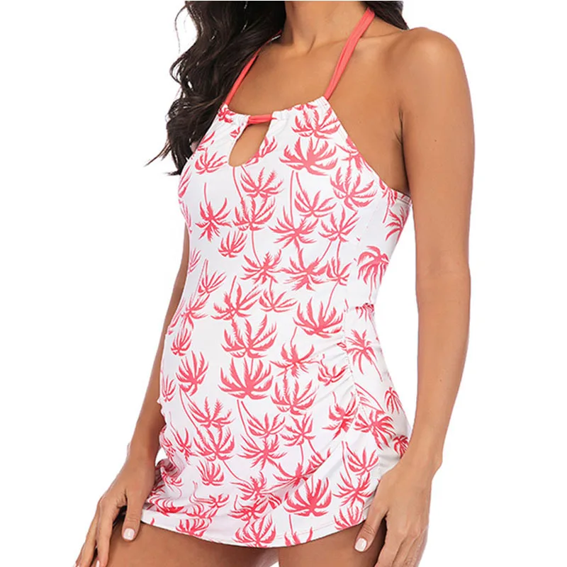 Купальный костюм для беременных женщин купальный с принтом из 2 предметов