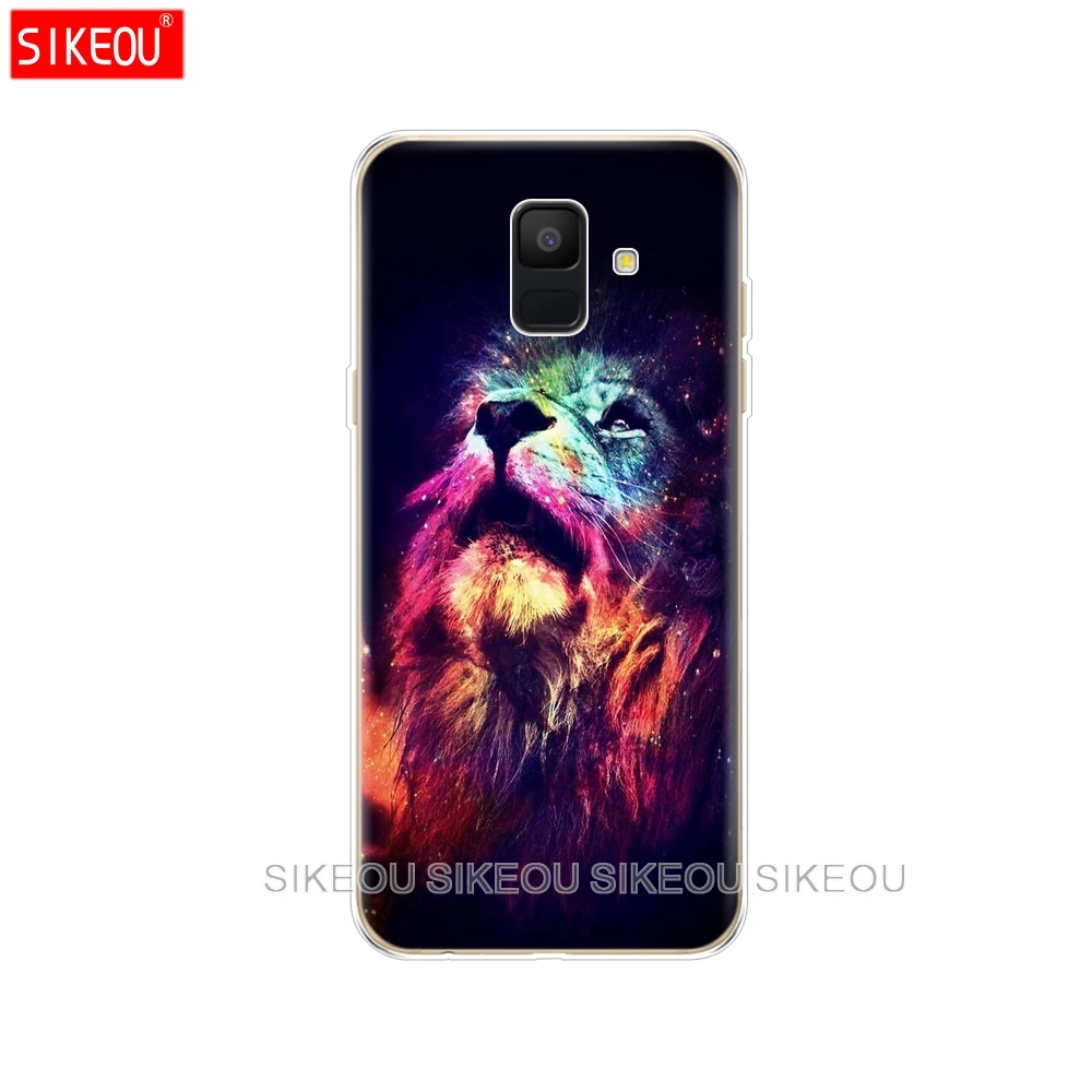 10112 Силиконовый чехол для samsung Galaxy A6 Dual SIM SM A600 A600F для samsung A6 Plus A605 A605F Волк тигр, Лев, Леопард медведь - Цвет: 10112