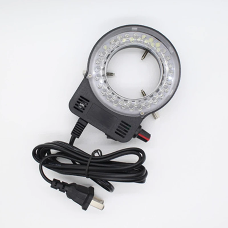 Регулируемый МИКРОСКОП СВЕТОДИОДНЫЙ кольцевой светильник осветитель лампа для
