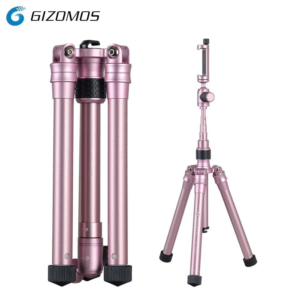 Мобильный телефон GIZOMOS 3 в 1 держатель для камеры DSLR монопод с зажимом мобильного