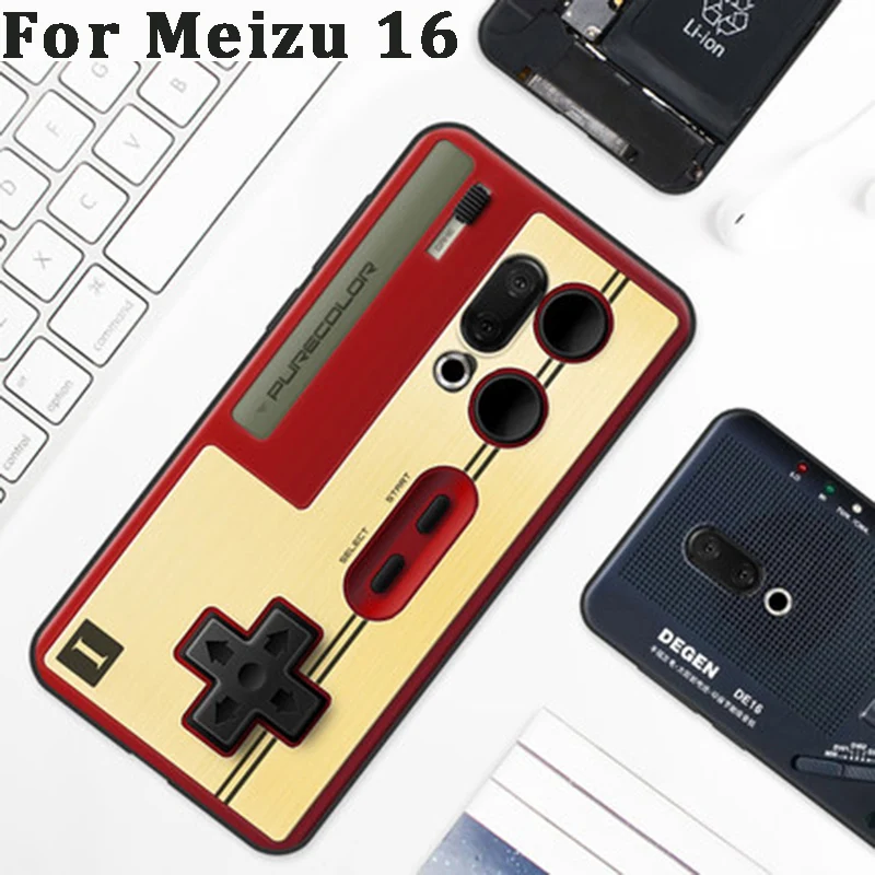 Модный чехол для Meizu 16 6 0 дюйма мягкий с милым мультяшным рисунком защитный