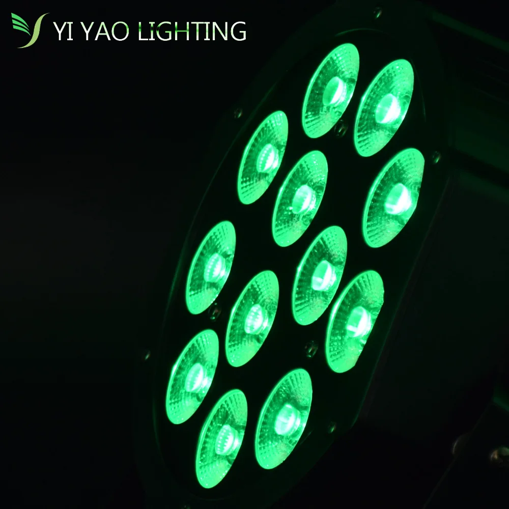 12X12 Вт светодиодный Par свет RGBW 4в1 плоский Par led dmx управление диско-огни профессиональное dj оборудование сценическое освещение