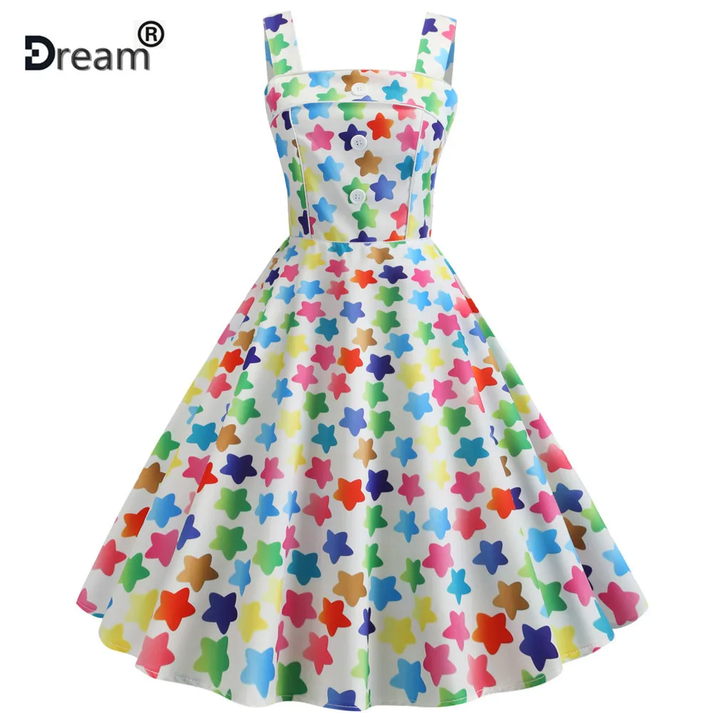 Женское винтажное платье в стиле рокабилли белое ретро 50 х годов с пышной юбкой