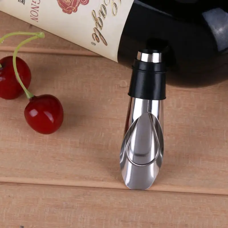Вино Pourers Нержавеющая Сталь Вино Воронка Бутылка Pourer сброс вино пробки бар инструменты Rolhas dos vinhos