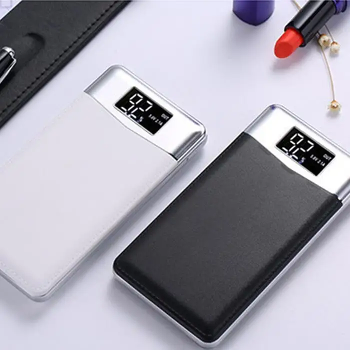 20000 mah power Bank цифровой дисплей Внешняя батарея PoverBank 2 USB bank Портативное мобильное