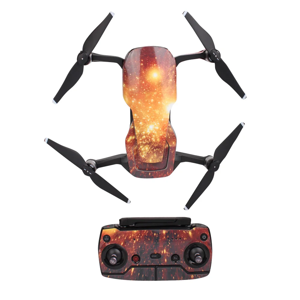 Sunnylife для DJI MAVIC AIR полный набор наклеек ПВХ тема наклейки фюзеляж пульт