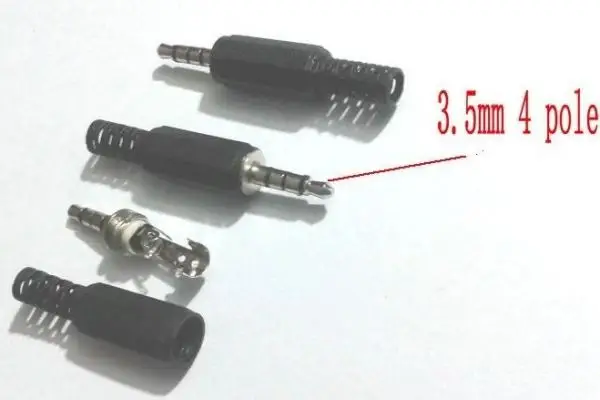 2 шт. 3 5 мм 4-полюсный стерео аудио штекер разъем припоя | Обустройство дома
