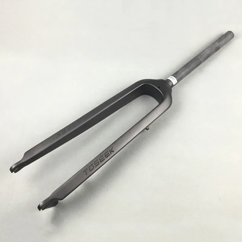 TOSEEK полный углеродное волокно горный велосипед вилка Велосипедная тормозной
