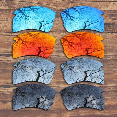 4 Pairs Mirror ToughAsNails поляризованные Сменные линзы для солнцезащитных очков Оукли Flak 2,0 XL(только линзы)-несколько вариантов - Цвет линз: 4 Pairs Mirror