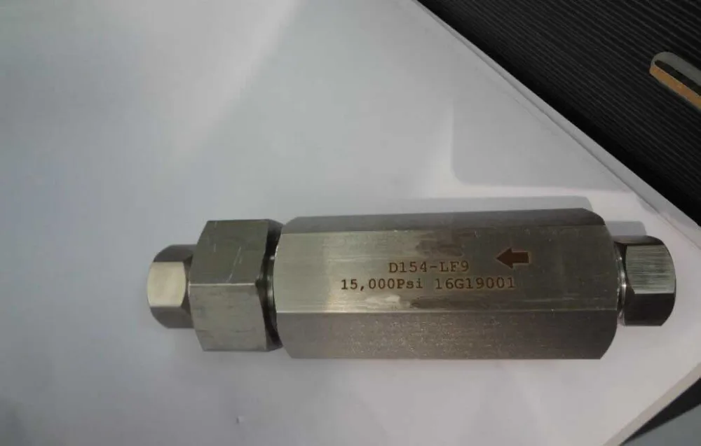 Оздоровление; Модель: D152-LF4 15000 высокое давление PSI шаровой обратный клапан из нержавеющей стали для жидкого оборудования