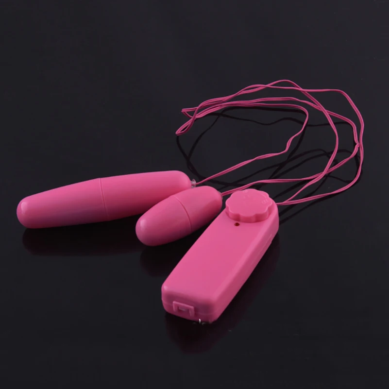 Двойной вибратор в виде яйца Стимулятор клитора точки G Анальная пробка для