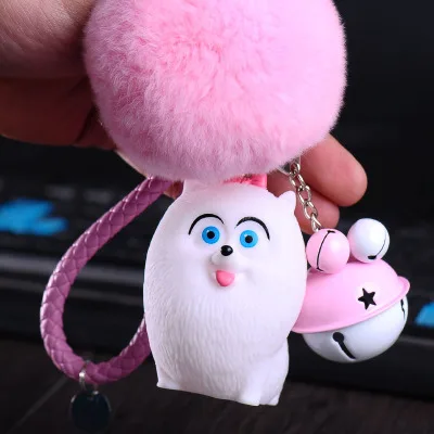 Милый kawaii брелок для ключей мех кролика плюшевый брелок для женщин брелок заяц Автомобильный держатель для ключей кукольный Мешок Подвески подарок плюшевые игрушки для детей - Цвет: style7