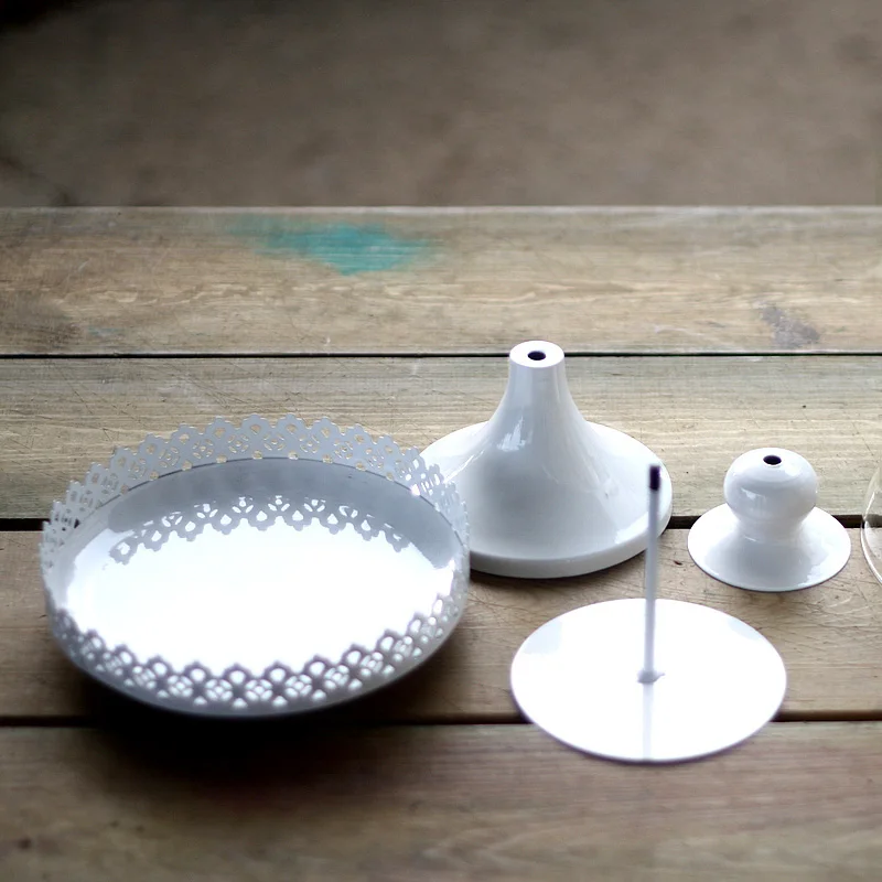 Металлическая подставка для торта украшение кружевная свадьбы дня рождения