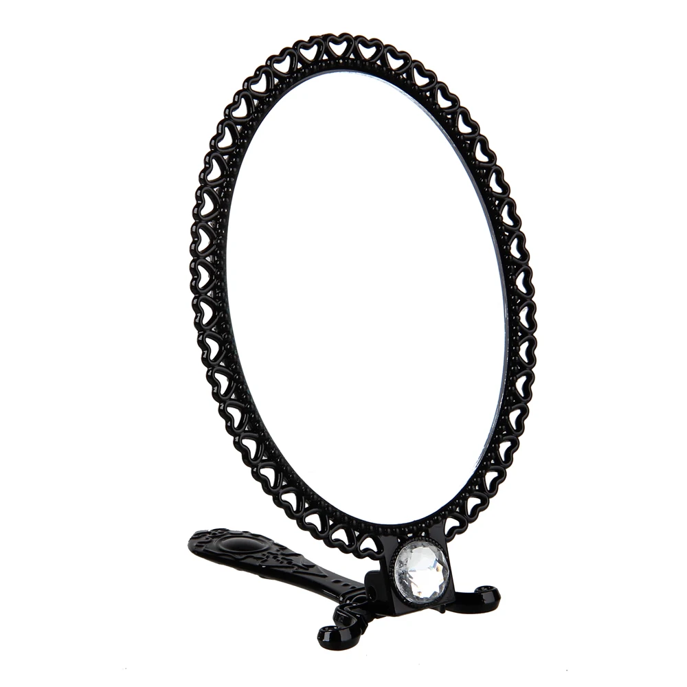 1 шт. складной Зеркала под старину Стиль Макияж рук зеркало черный для