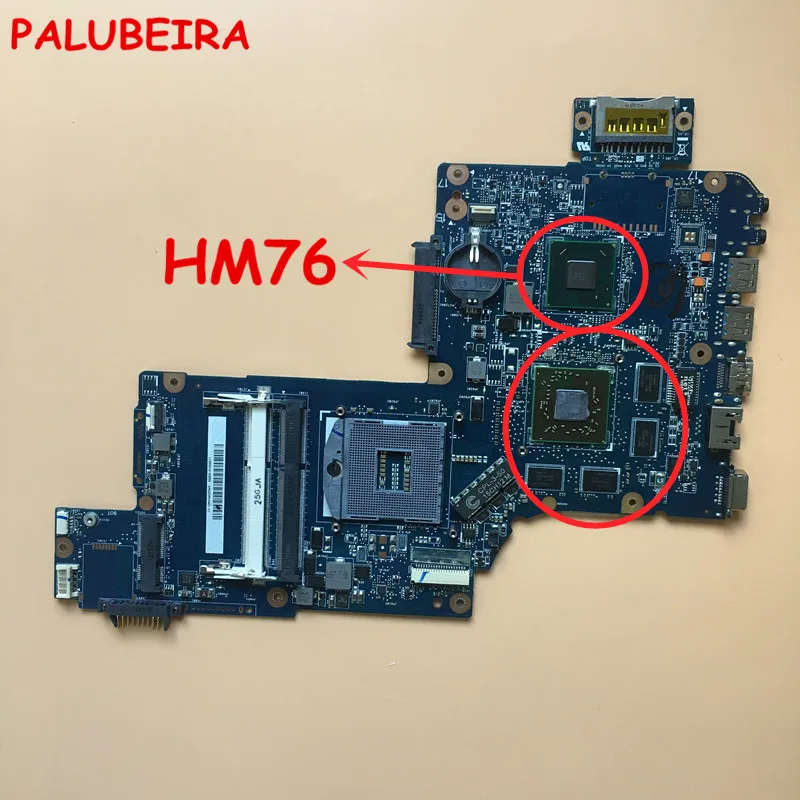 PALUBEIRA Бесплатная доставка Материнская плата для ноутбука Toshiba C870 L875 H000046340 DDR3 100%