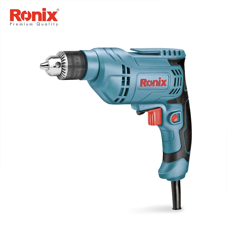 Ronix Высокое качество 220 В 400 Вт Мини электрическая дрель 6 5 мм один год гарантии