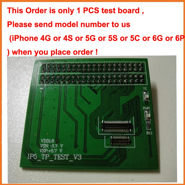 Печатная плата для тестирования ЖК дисплея и дигитайзера сенсорного экрана