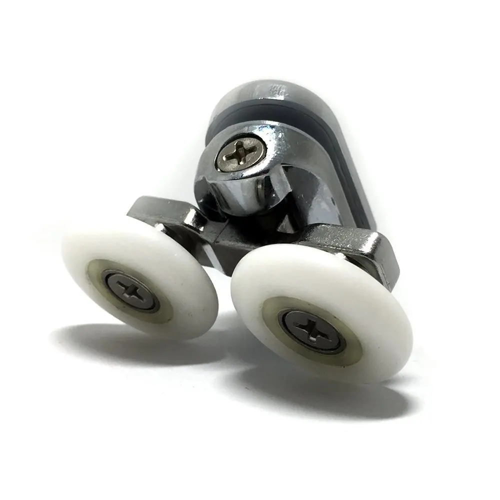 Набор из 8 хромированных душевых дверных роликов 4 верхних и нижних 23 мм