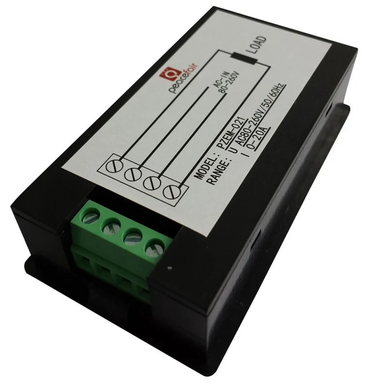 1 шт. ЖК цифровой 20A вольт ватт измеритель мощности Амперметр Вольтметр AC 80 260