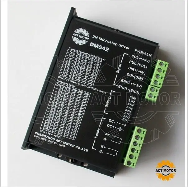 Доставка из DE!ACT Motor 1 шт. шаговый двигатель Nema23 23HS8430 4 Lead 270oz in 76 мм 3.0A Bipolar + драйвер