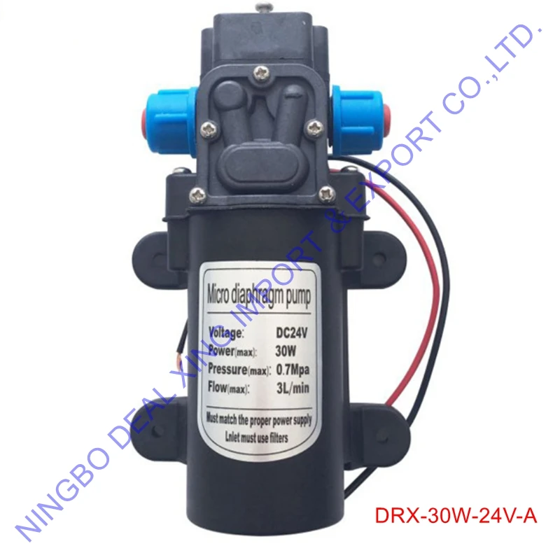 DC 24V 30W Водяной насос микро электрический мембранный dc 24v Мембранный Насос