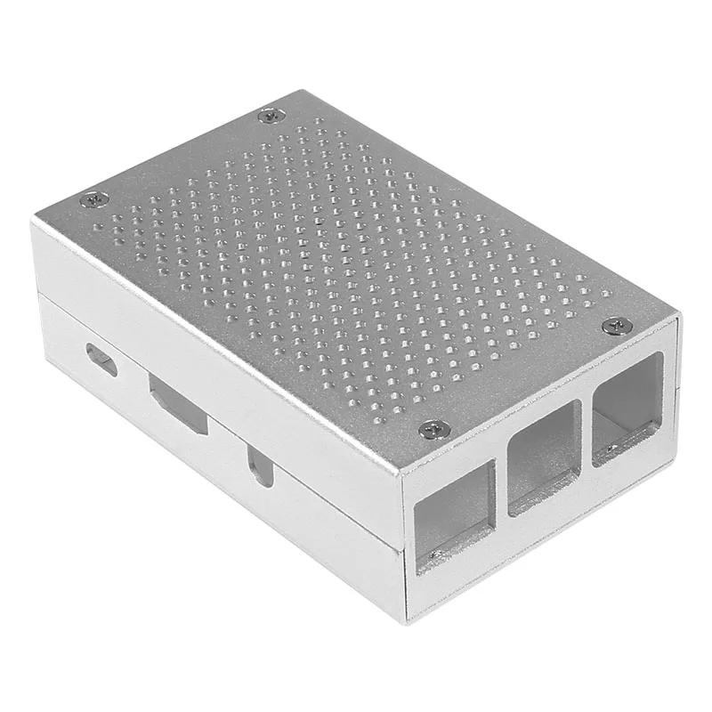 Для Raspberry Pi 3 B + корпус алюминиевый серебристый металлический 5 В/3 В охлаждающий