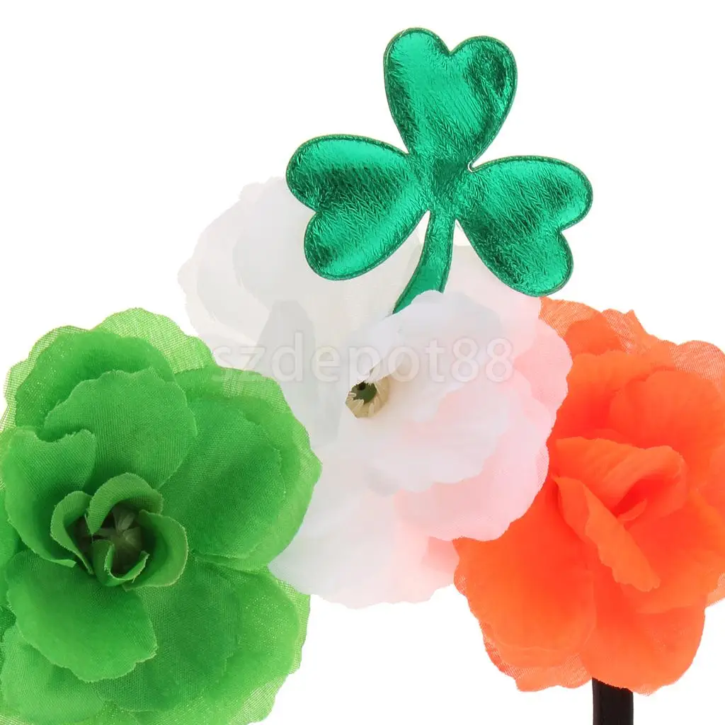 Женская повязка на голову с цветами и листьями|flower headband|headband flowerheadband green |