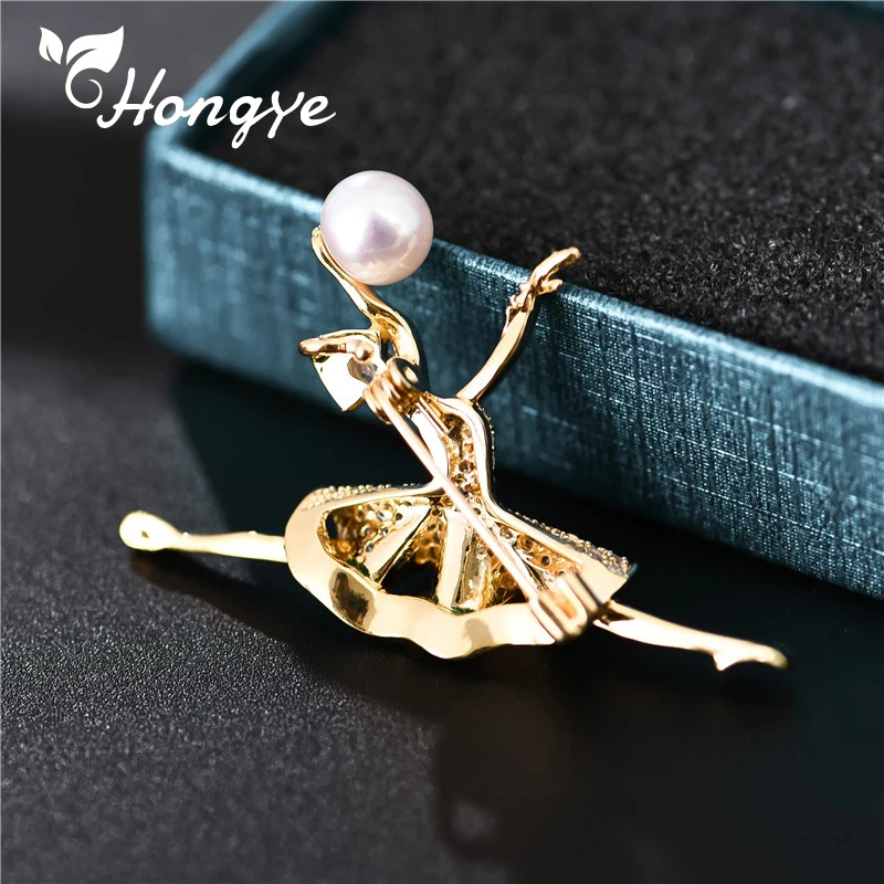 Hongye изящные броши для женщин роскошное пальто/платье булавка ювелирное изделие