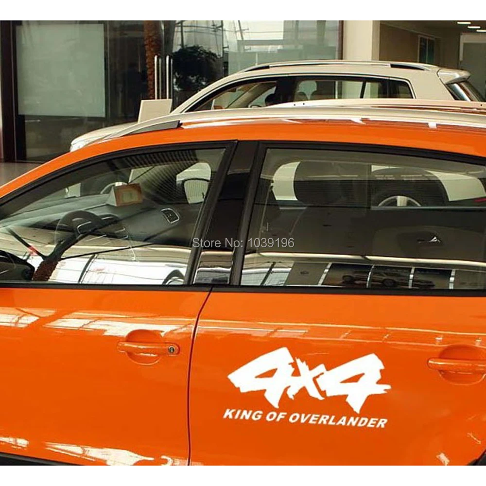 Автомобильная наклейка 4x4 King of Overlander автомобильная Светоотражающая для AWD Toyota