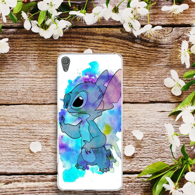 Pictute 2 Для sony Xperia E3 E5 T3 M2 M4 M5 XA XZ Z Z1 Z2 Z3 Z4 Z5 Компактный Мягкий чехол для телефона Lilo and Stitch Ohana Sweety Stitch - Цвет: Pictute 2